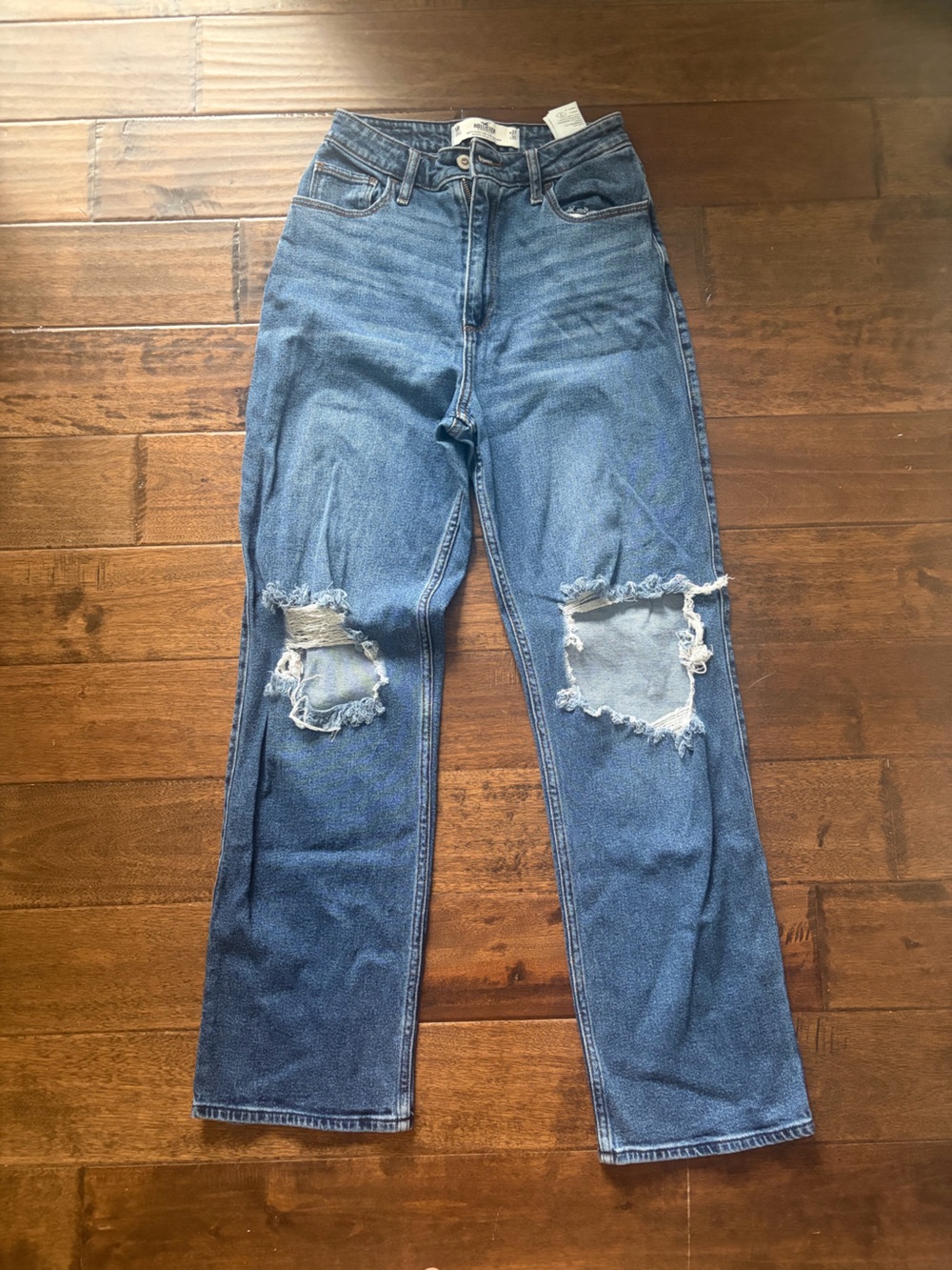Hollister curvy ultra high rise dad jeans
